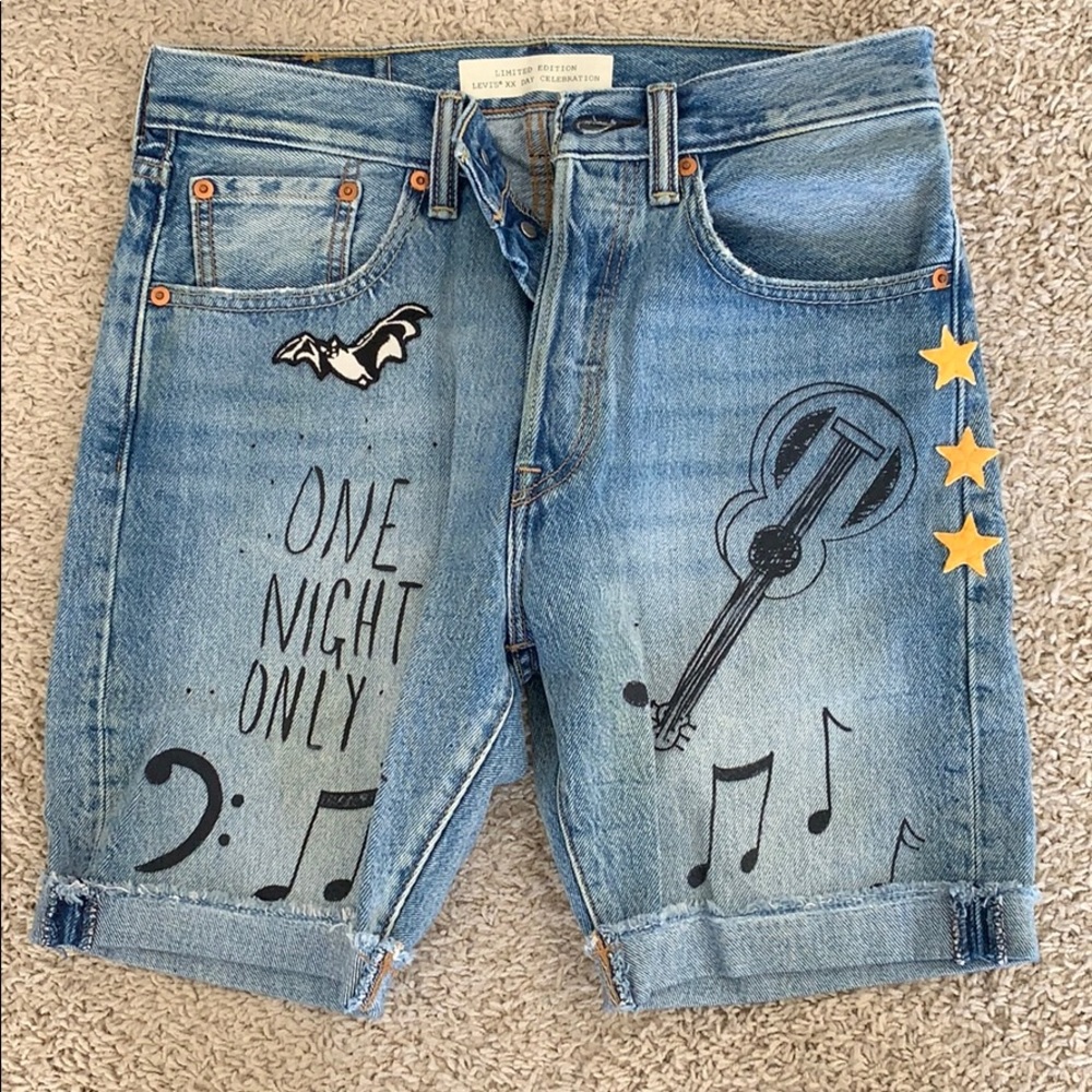 Levi's denim shorts
